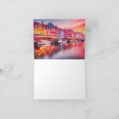 Carte De Remerciements Copenhague (Intérieur)