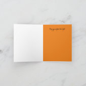 Carte De Remerciements Corbeau debout au soleil (Intérieur)