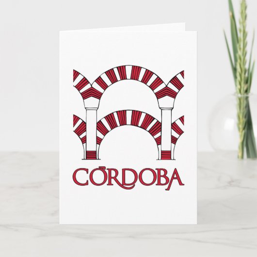 Carte De Remerciements Cordoue 1 (Devant)