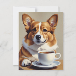Carte De Remerciements Corgi