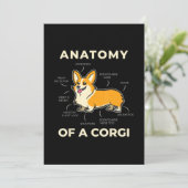 Carte De Remerciements Corgi (Debout devant)