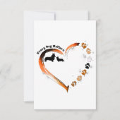 Carte De Remerciements Corgi Chaque Chien Compte Les Paws Coeur Chien (Devant)