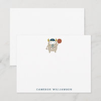 Corte Basketball Monster Stationery personnalisée