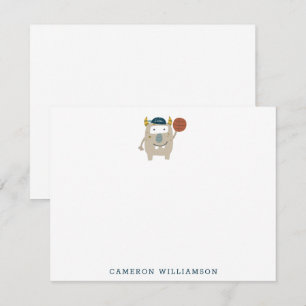 Carte De Remerciements Corte Basketball Monster Stationery personnalisée