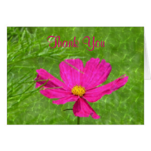 Carte de remerciements Cosmos scintillants