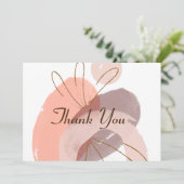 Carte De Remerciements Cosy (Debout devant)