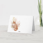 Carte De Remerciements Cosy Fall Neutral Fox Citrouille Gratitude Card (Dos)