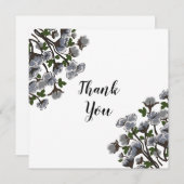 Carte De Remerciements Coton sauvage du Texas (Devant / Derrière)