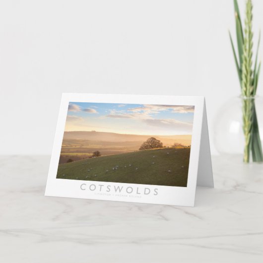 Carte De Remerciements Cotswolds (Devant)