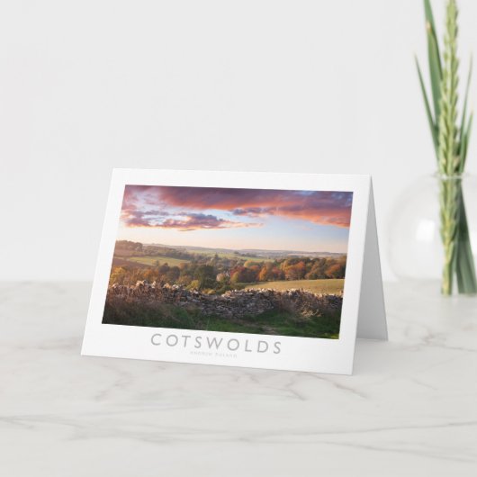 Carte De Remerciements Cotswolds (Devant)