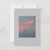 Carte De Remerciements Coucher de soleil (Devant)