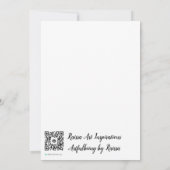 Carte De Remerciements Coucher de soleil de l'Arizona (Dos)