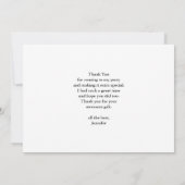 Carte De Remerciements Coucher de soleil magnifique sur un lac calme (Dos)