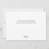 Carte De Remerciements Coucher de soleil sur la rivière (Dos)