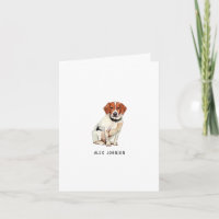 Couleur d'eau Beagle mignonne repliée