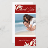 Carte De Remerciements Couleur PixDezines Damask 12/Merci/do-it-yourself (Devant / Derrière)