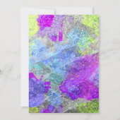 Carte De Remerciements Couleurs Abstraites 2 (Devant)
