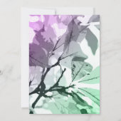 Carte De Remerciements Couleurs d'automne, feuille 5 (Dos)