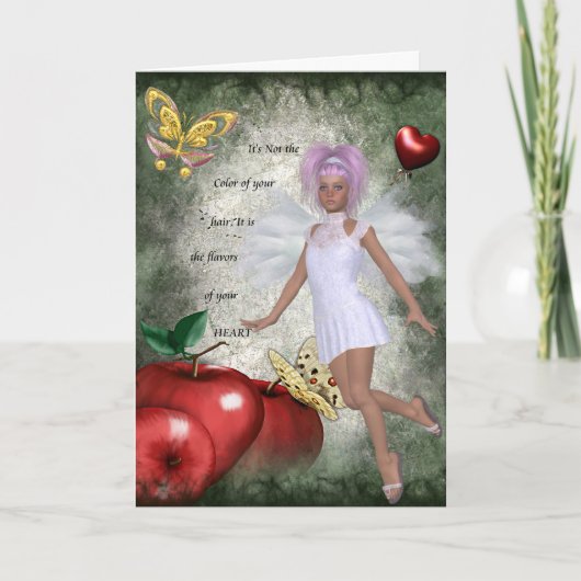 Carte De Remerciements Couleurs de votre coeur (Devant)