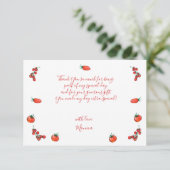 Carte De Remerciements Coupe de plaisir, premier anniversaire (Debout devant)