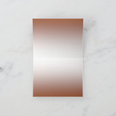 Carte de remerciements - Couperton fondu (Intérieur)