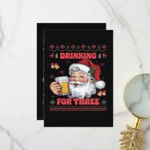 Carte De Remerciements Couple Père Noël Noël