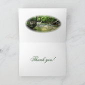 Carte De Remerciements "Courant forestier" (Intérieur)