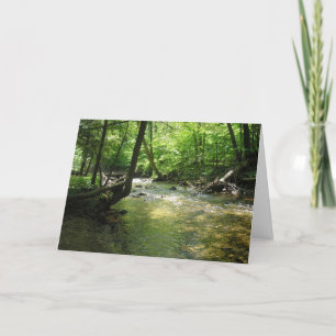 Carte De Remerciements "Courant forestier"