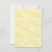 Carte De Remerciements Couronne florale de jonquilles jaunes élégantes po (Dos)