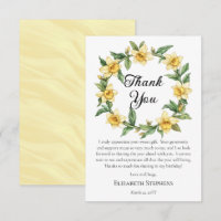 Couronne florale élégante de jonquilles jaunes pou