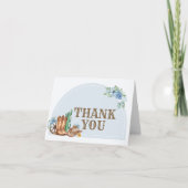 Carte De Remerciements Cowboy Baby Shower (Devant)