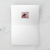 Carte De Remerciements Cowboy Klaus (Intérieur)