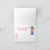 Carte De Remerciements Cowgirl Roper 2e anniversaire Renouvellement de l' (Intérieur)