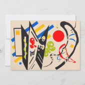 Carte De Remerciements Crayon de Sinthesi par Wassily Kandinsky (Devant)