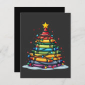 Carte De Remerciements Crayon Noël Arbre Enseignant Noël Étudiant Noël (Devant / Derrière)