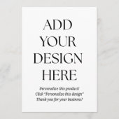 Carte De Remerciements Create Your Own Postcard (Devant)