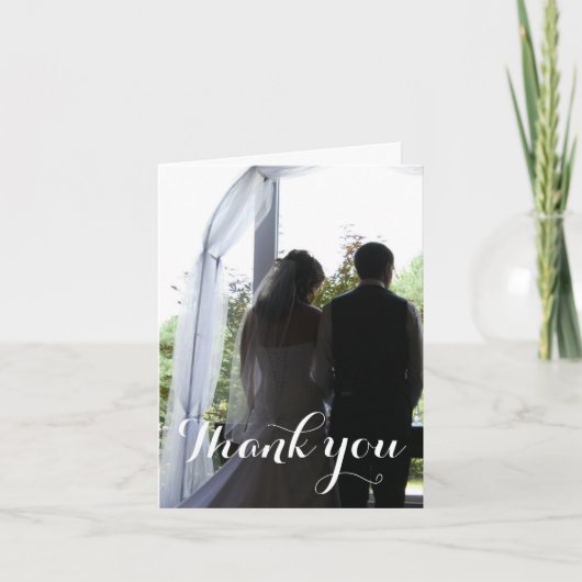 Carte De Remerciements Create Your Own Thank you photo (Devant)