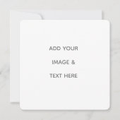 Carte De Remerciements Create Your Own white  (Devant)