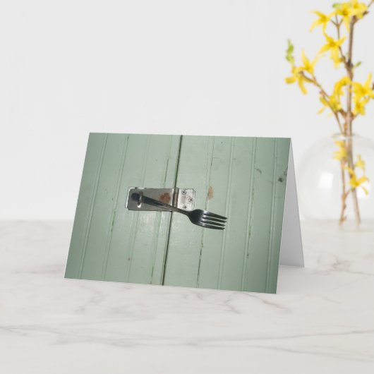 carte de remerciements "Creative Lock" (Fleur jaune)