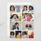 Carte De Remerciements Créez votre propre collection photo 12 (Devant / Derrière)