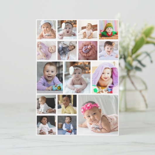 Carte De Remerciements Créez votre propre collection photo 16 (Debout devant)