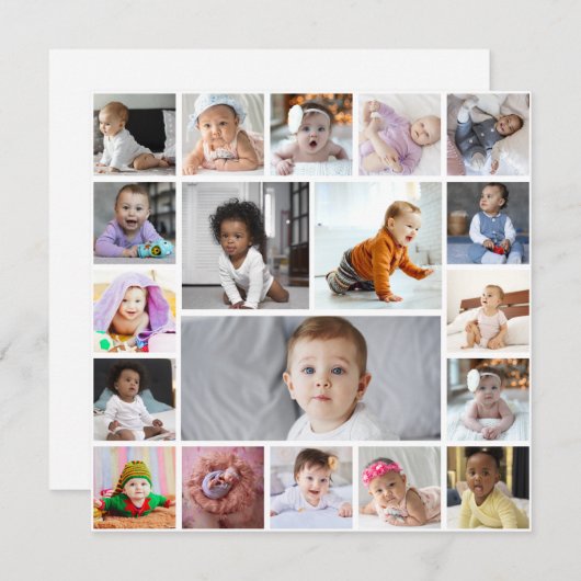 Carte De Remerciements Créez votre propre collection photo 19 (Devant / Derrière)