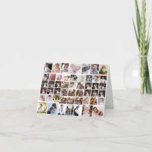 Carte De Remerciements Créez votre propre collection photo de 50