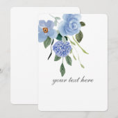 Carte De Remerciements Créez votre propre conception personnalisée (Devant / Derrière)