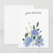 Carte De Remerciements Créez Votre Propre Design Sur Mesure (Devant / Derrière)