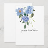 Carte De Remerciements Créez Votre Propre Design Sur Mesure (Devant / Derrière)