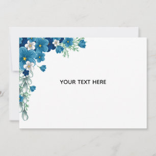 Carte De Remerciements Créez Votre Propre Fleur