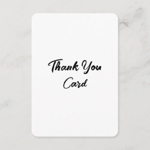 Carte De Remerciements Créez Votre Propre Promotion 3.5" x 5" Arrondi