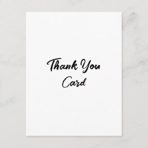 Carte De Remerciements Créez Votre Propre Promotion 4.25" x 5.5" Carré