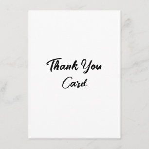 Carte De Remerciements Créez Votre Propre Promotion 4.5" x 6.25" Carré